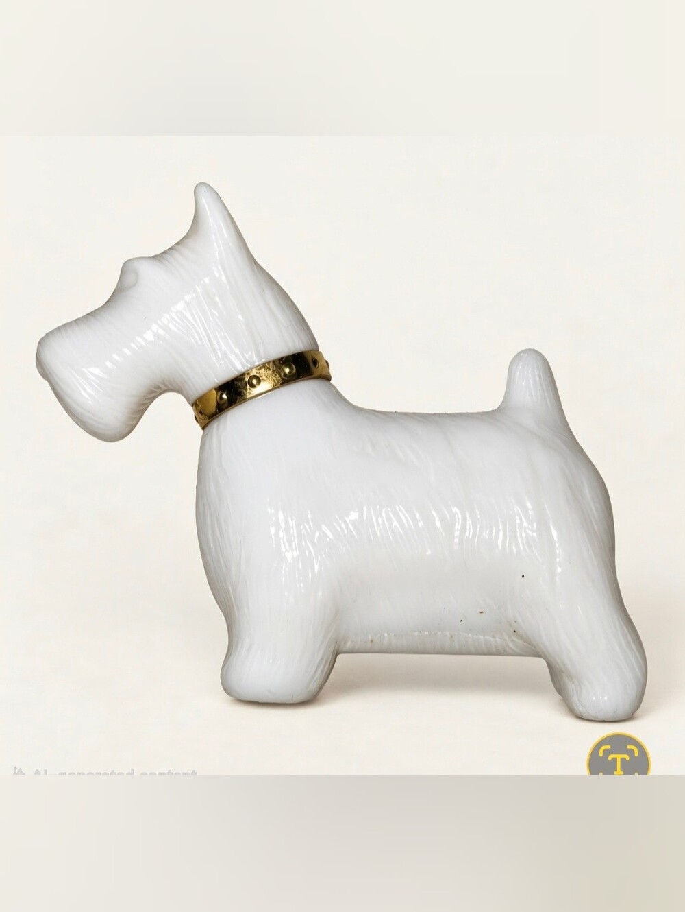 Vintage Avon Bottle Terrier Dog